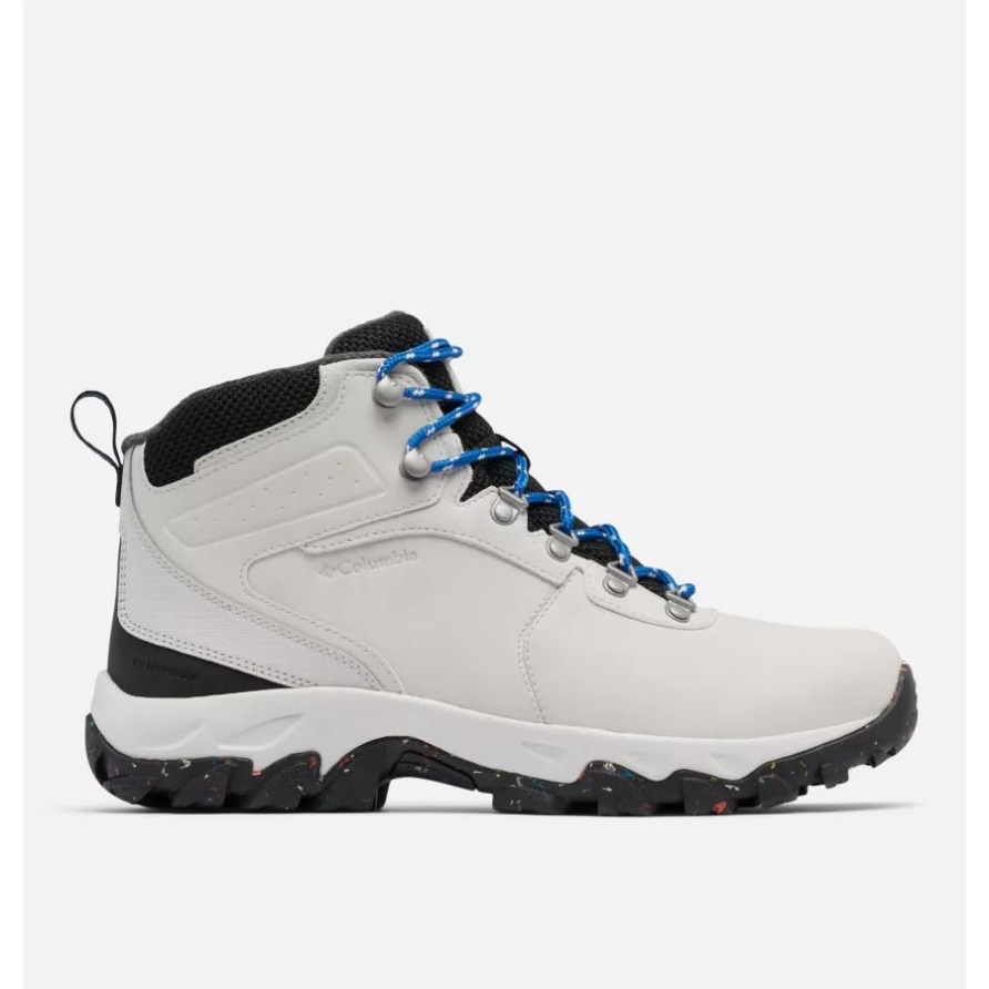 Columbia Newton Ridge Plus Omni-heat Stiefel Für Herren In Silbergrau/leuchtend Indigo