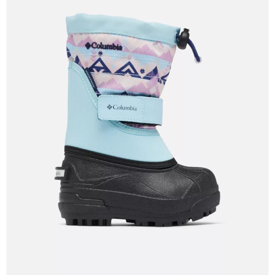 Columbia Spring Blue/Dark Nocturnal Powderbug Plus II Schneestiefel Für Kleinkinder
