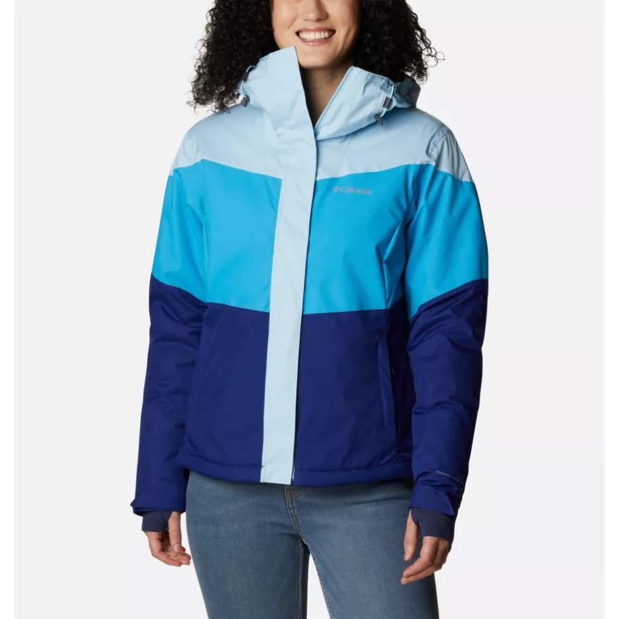 Columbia Spring Blue/dark Sapphire/blue Chill Tipton Peak Ii Isolierte Jacke Für Damen
