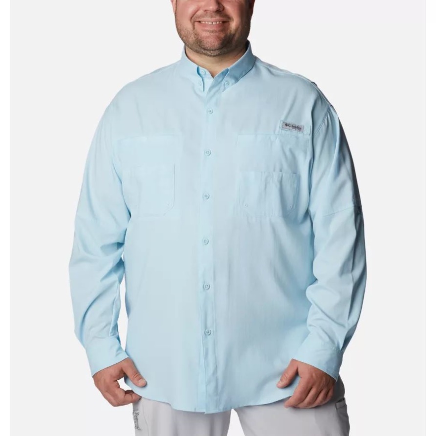 Columbia Spring Blue Herren Pfg Tamiami Ii Langarmshirt Groß