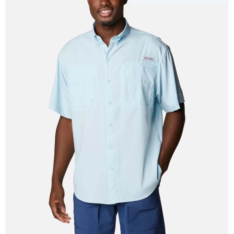 Columbia Spring Blue Herren Pfg Tamiami Ii Kurzarmhemd Groß