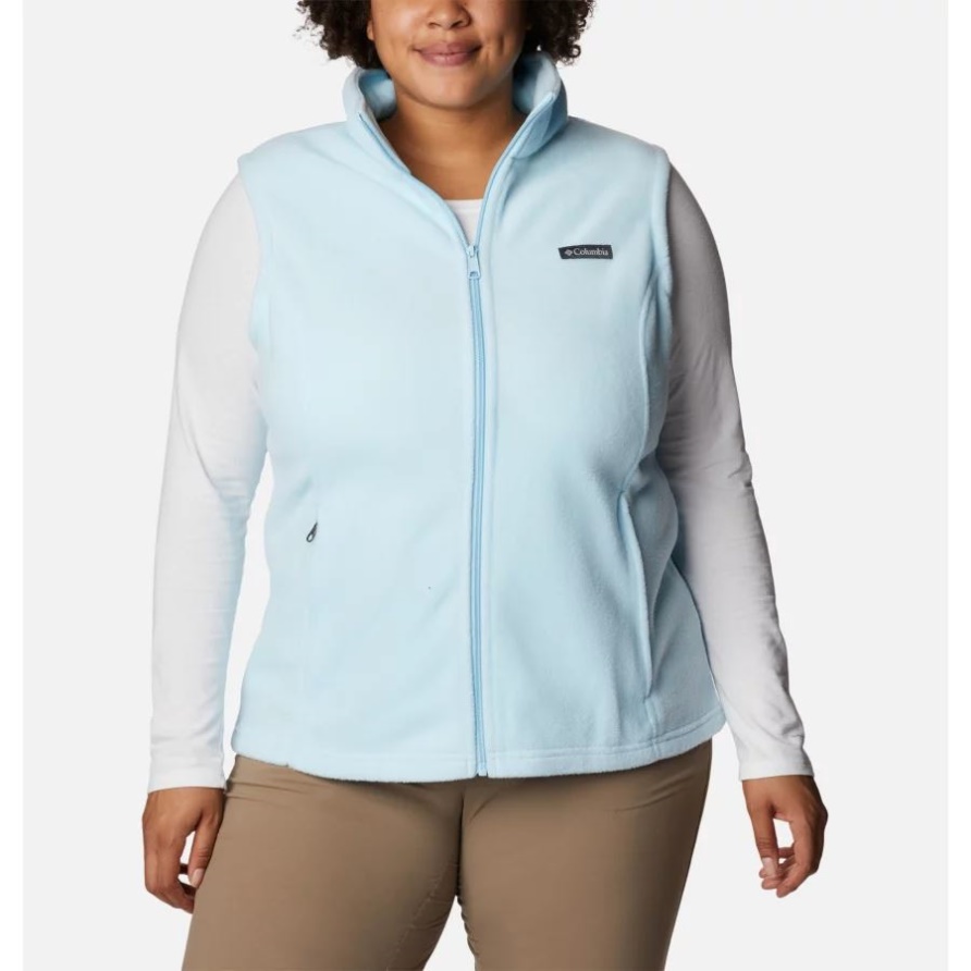 Columbia Spring Blue Damenweste Mit Bentonfedern Plus Größe