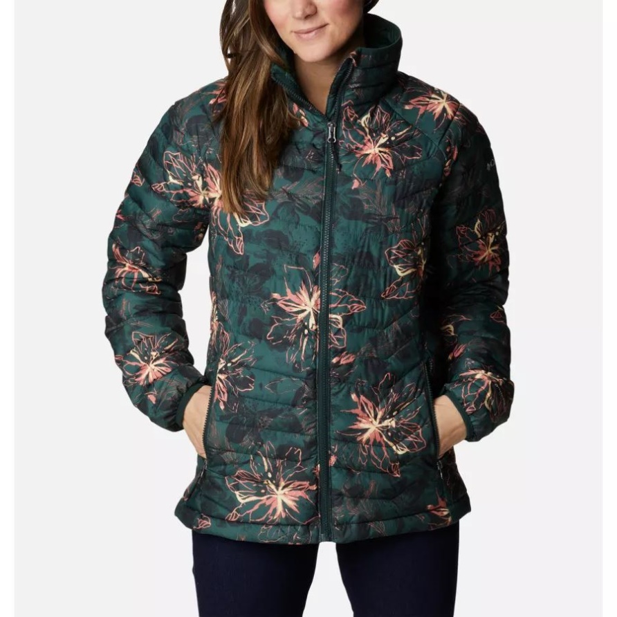 Columbia Fichte Aurelian Print Damenjacke Powder Lite