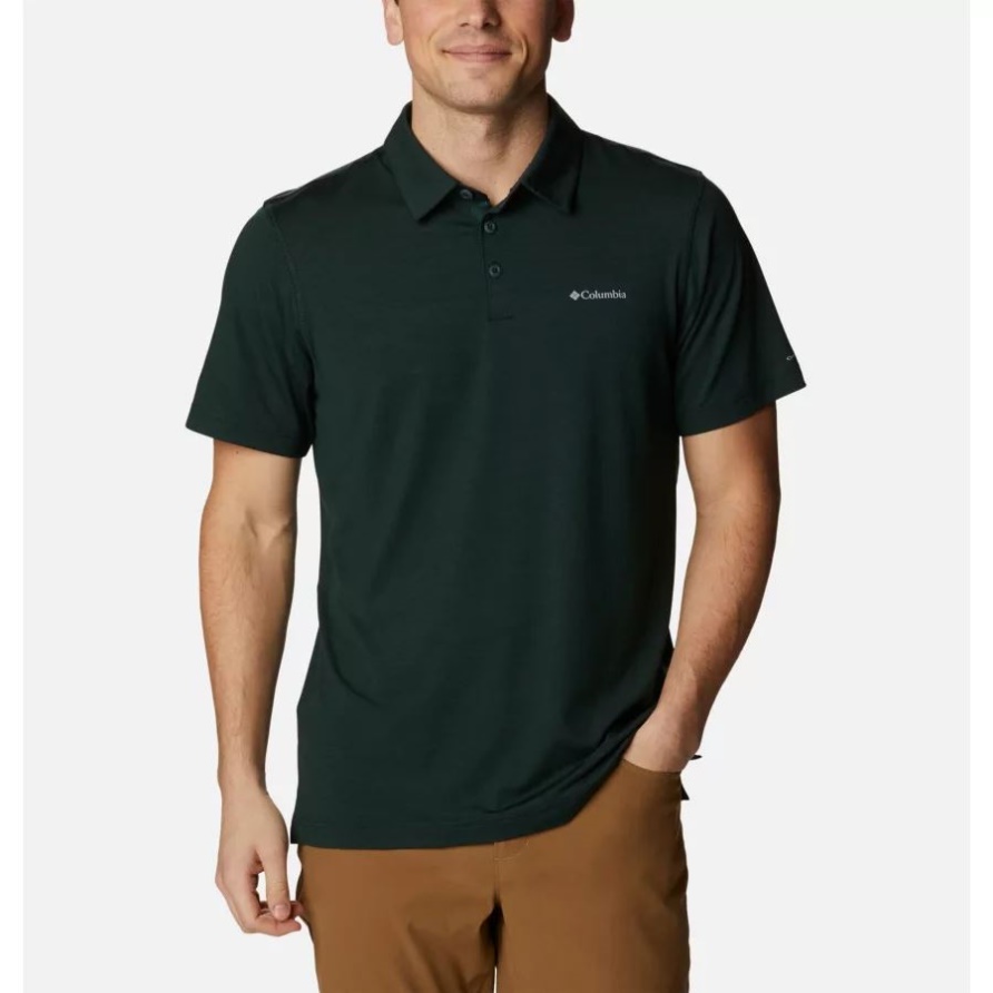 Columbia Spruce Tech Trail Poloshirt Für Herren