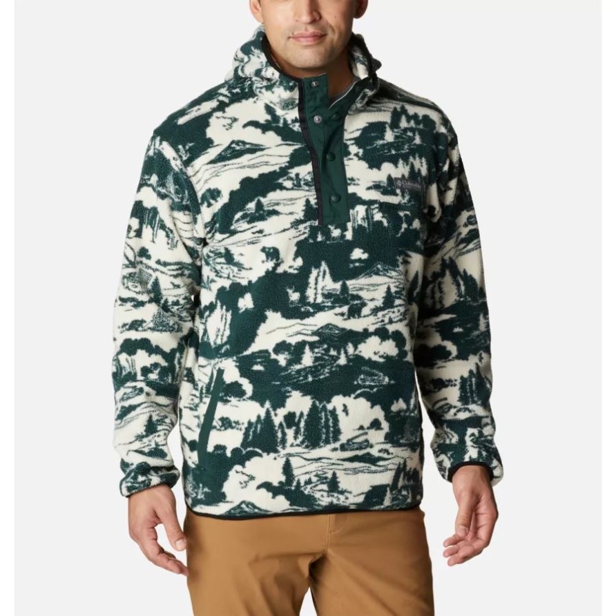 Helvetia-Hoodie Für Herren Aus Columbia Fichte Mit Röstdruck