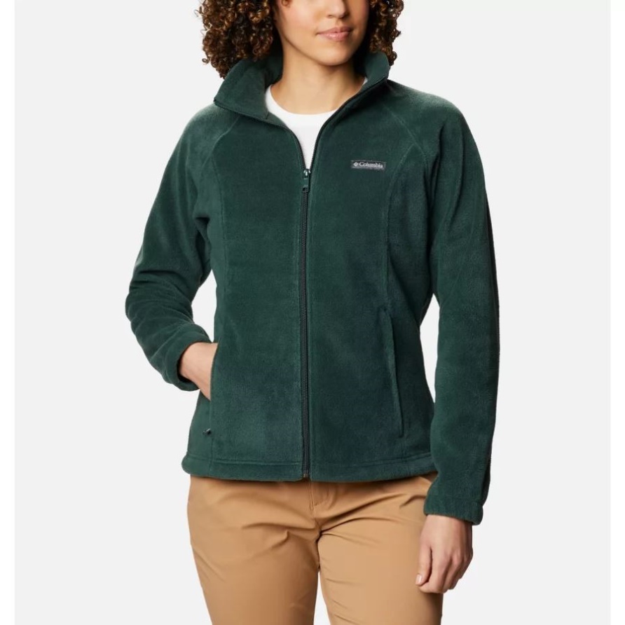 Columbia Spruce Damen-benton-springs-fleecejacke Mit Durchgehendem Reißverschluss