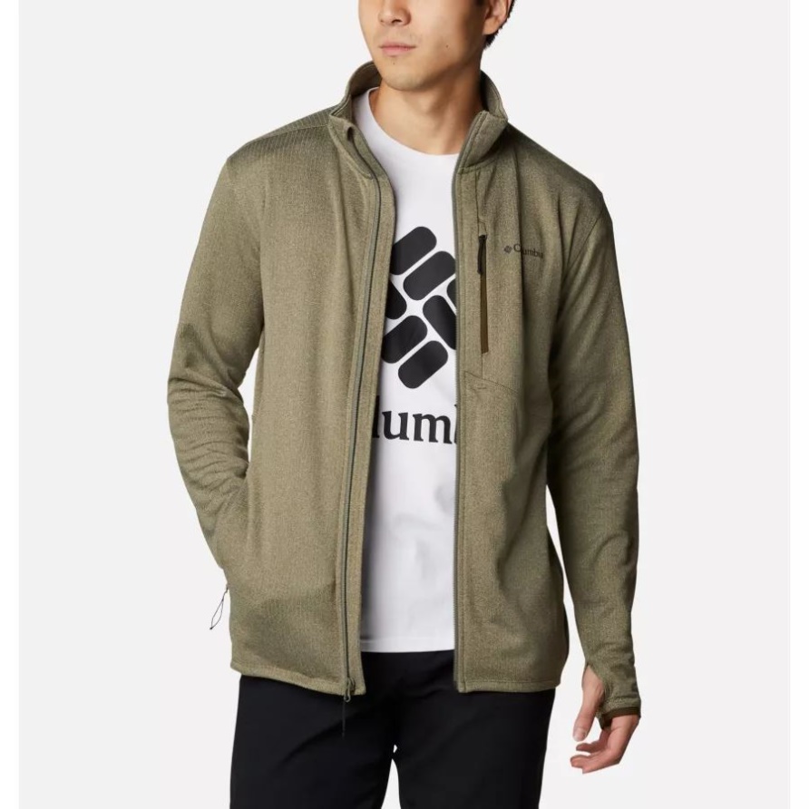 Columbia Steingrün Meliert Park View Fleecejacke Für Herren