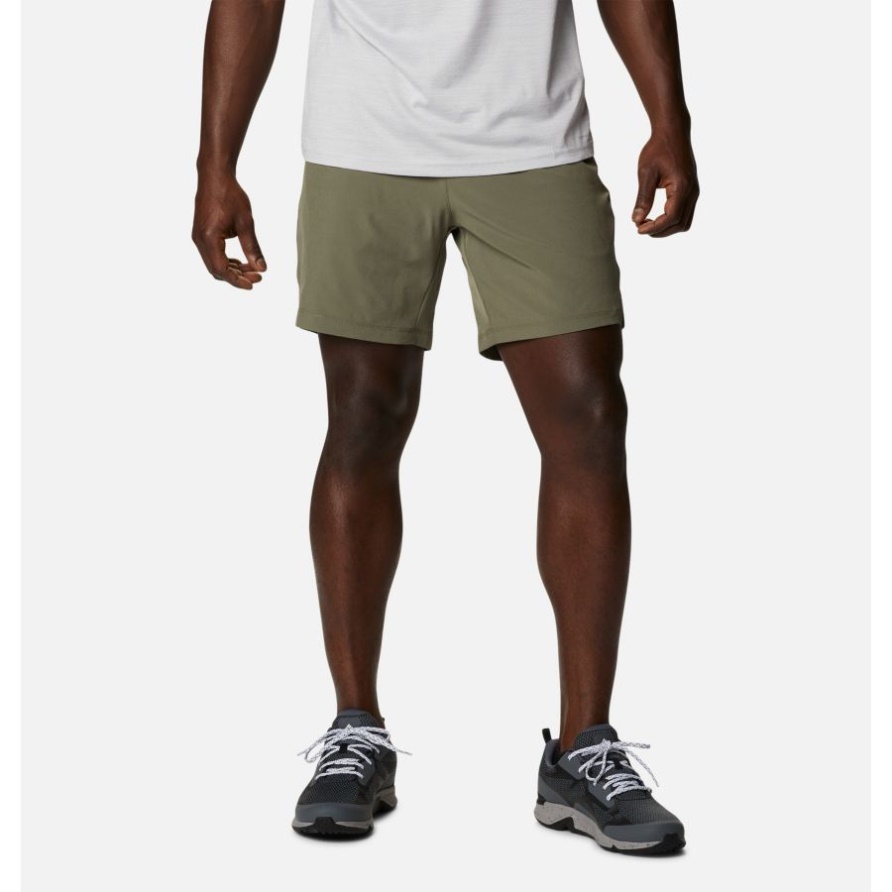 Columbia Steingrüne Alpine Chill Zero Multisport-Shorts Für Herren