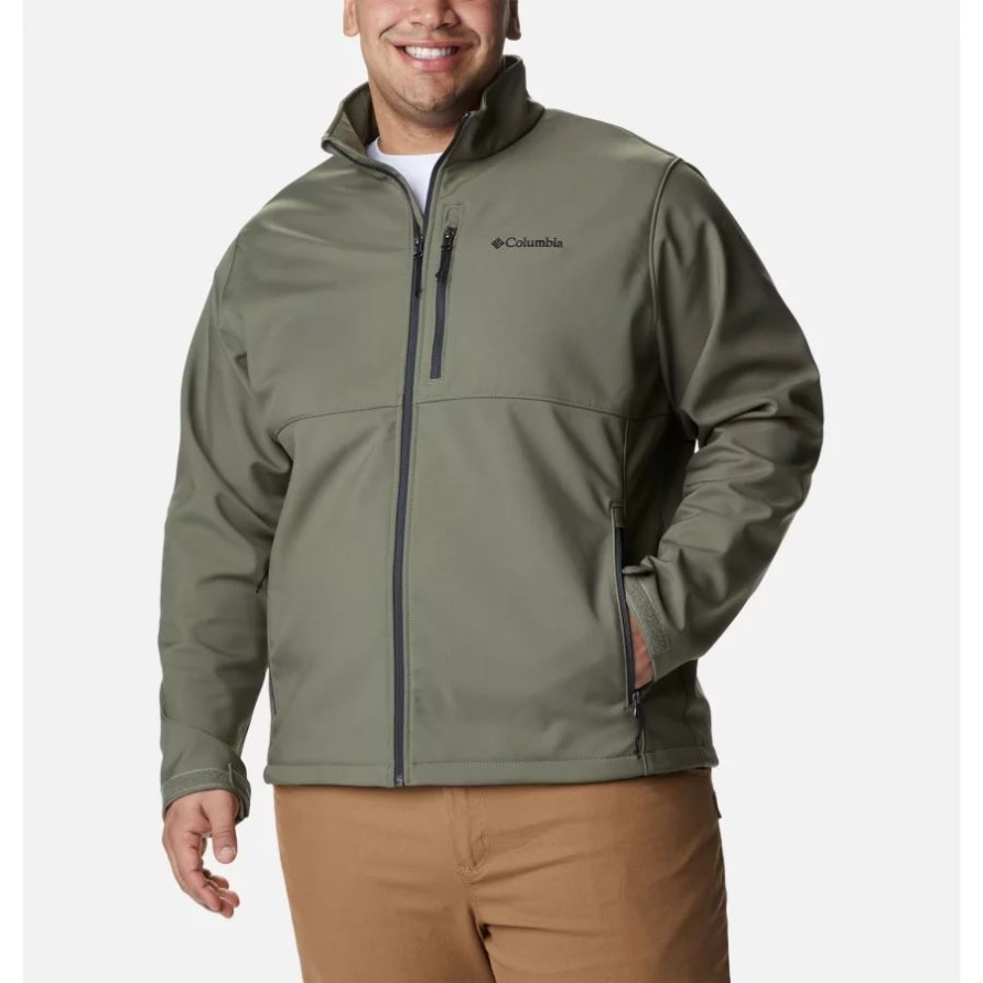 Columbia Stone Green Herren-softshelljacke Groß