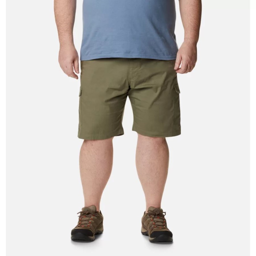 Columbia Steingrüne Brentyn Trail Cargo-shorts Für Herren Groß