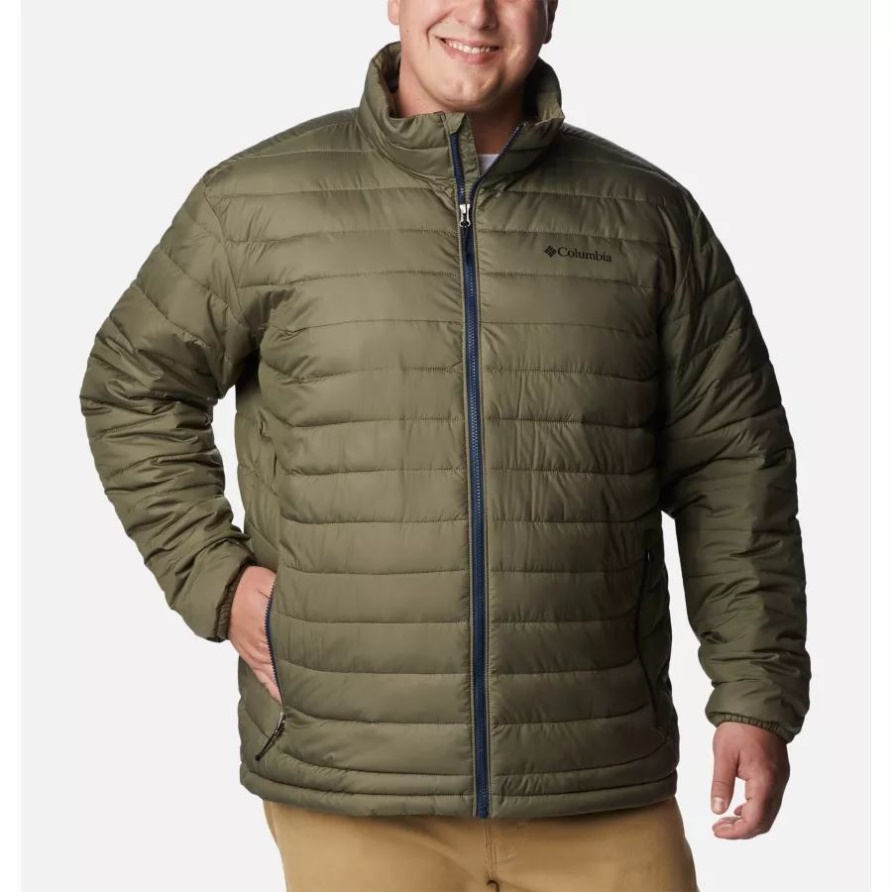 Columbia Steingrüne Puder Lite Isolierte Jacke Für Herren Groß