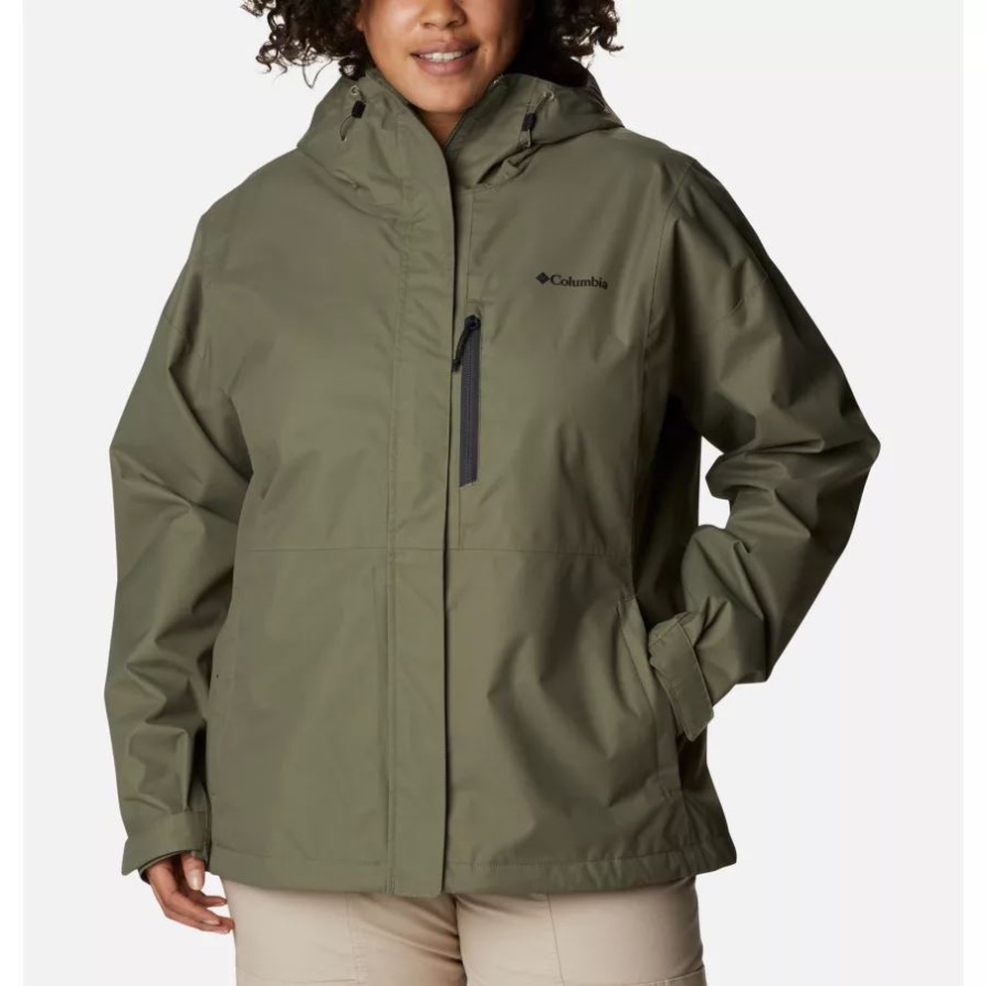 Columbia Stone Green Wanderjacke Für Damen In Übergröße