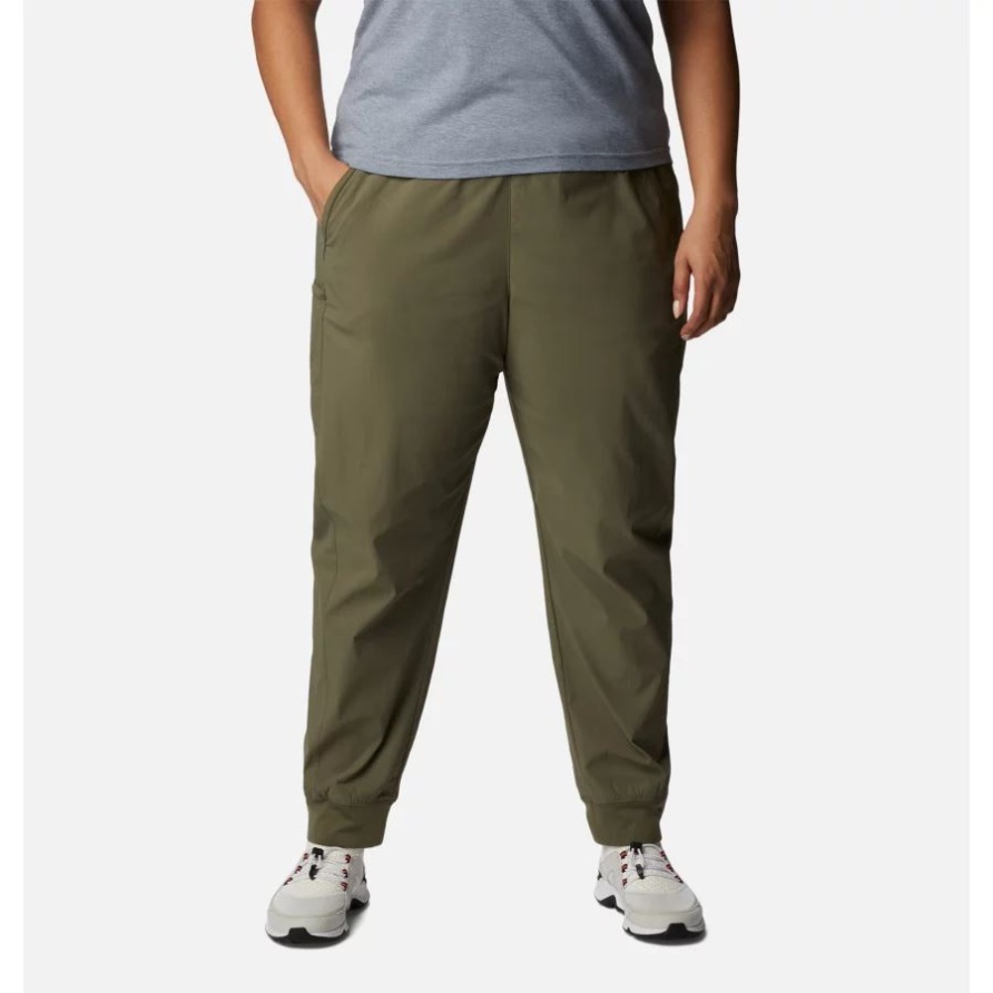 Columbia Stone Green Leslie Falls Joggers Plus Size Für Damen