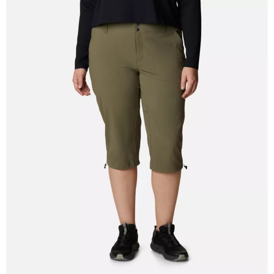 Columbia Stone Green Damen Saturday Trail Ii Kniehose Plus Größe