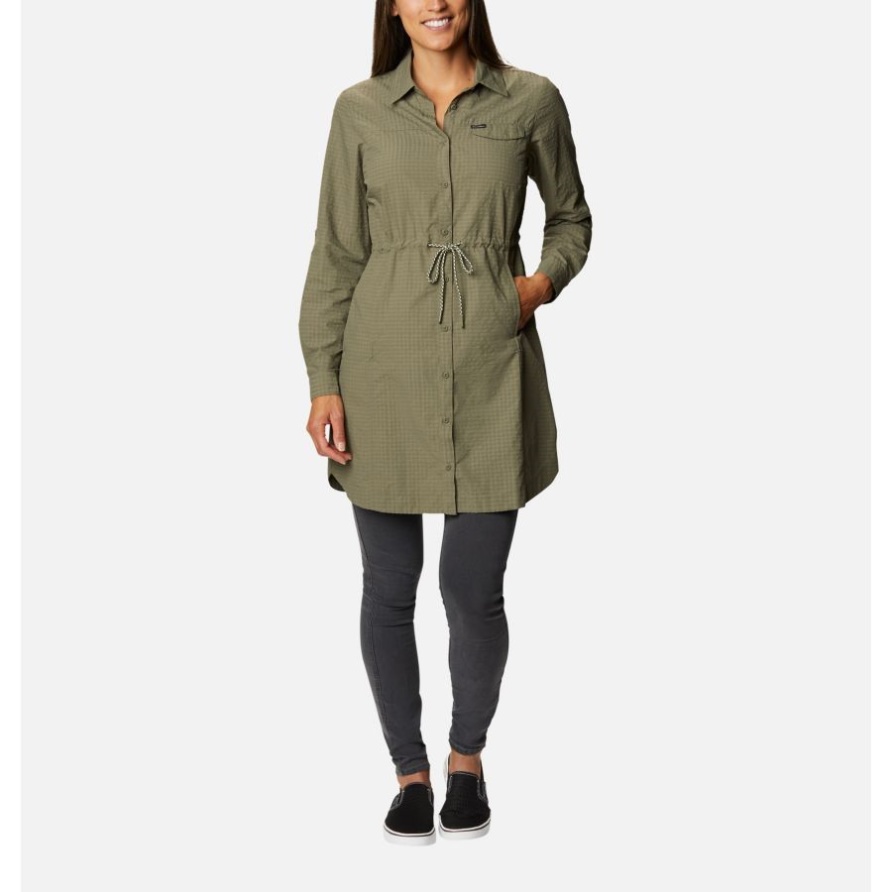 Columbia Stone Green Silver Ridge Neuheitskleid Für Damen