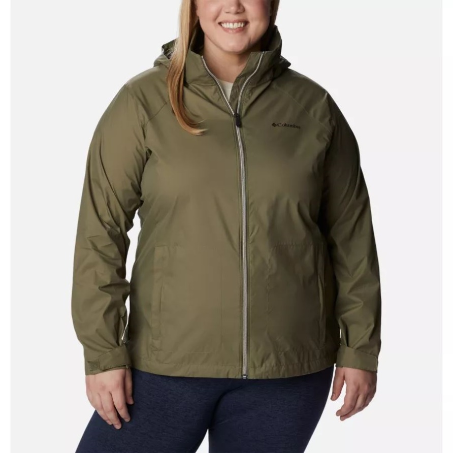 Columbia Steingrüne Switchback Iii Jacke Für Damen Plus Größe