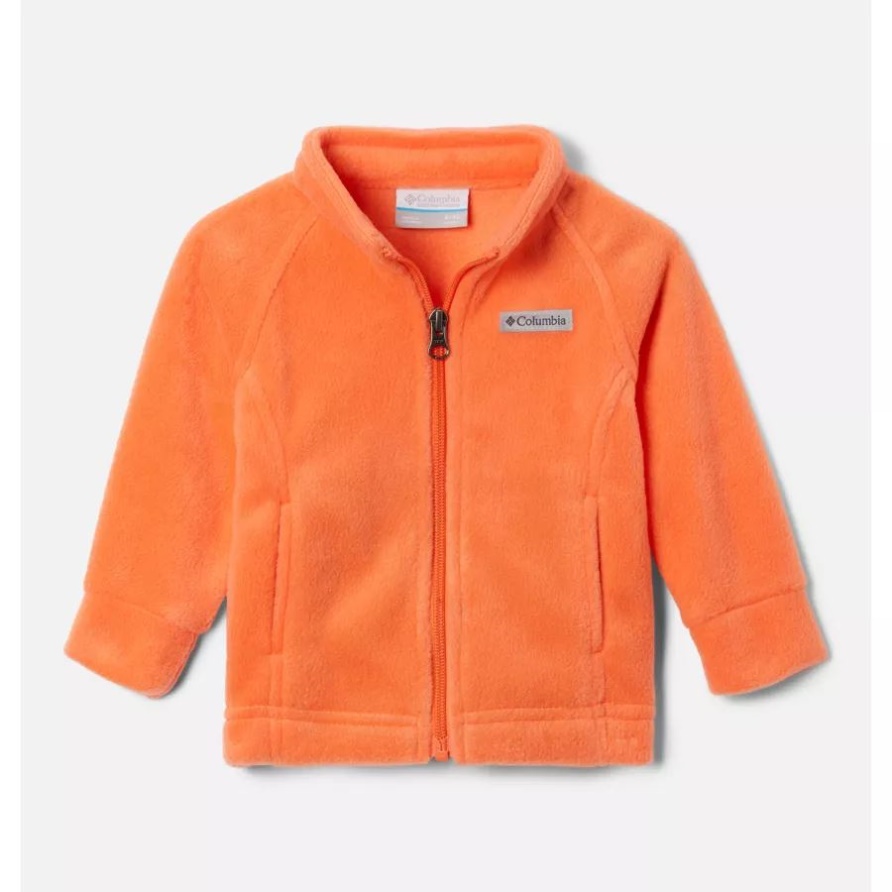 Columbia Sunset Orange Mädchen Benton Springs Fleecejacke Für Kleinkinder
