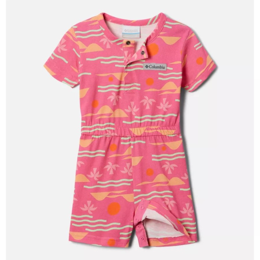 Columbia Little Sur Playsuit Wildgeranium Seaside Für Kleinkinder
