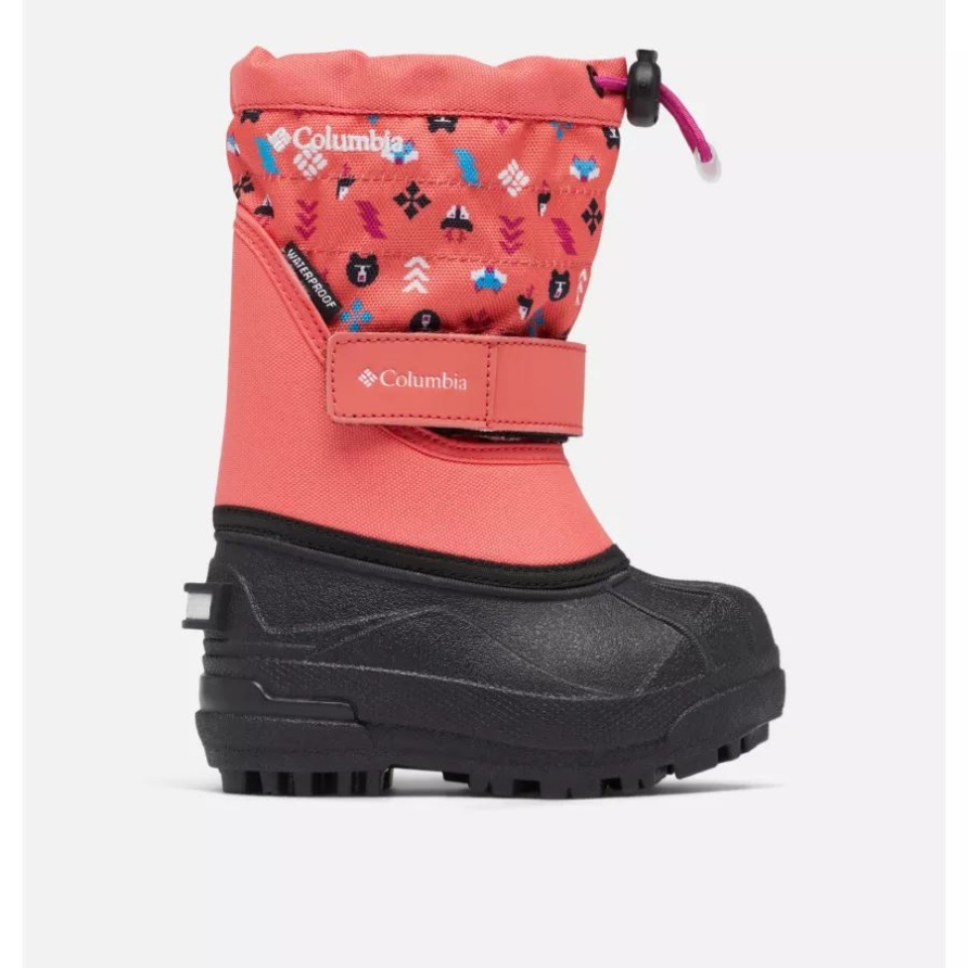 Columbia Kleinkinderpuderbug Plus Ii Schneestiefel Blush Pink/weiß