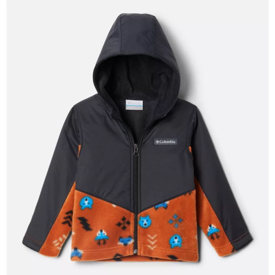 Columbia Kleinkind Steens Mt Overlay Hoodie Warm Kupfer Waldland/schwarz