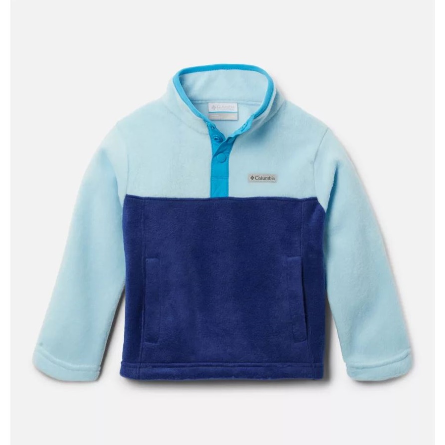 Columbia Kleinkind Steens Mtn Vierteldruck-fleecepullover Dark Sapphire/spring Blue