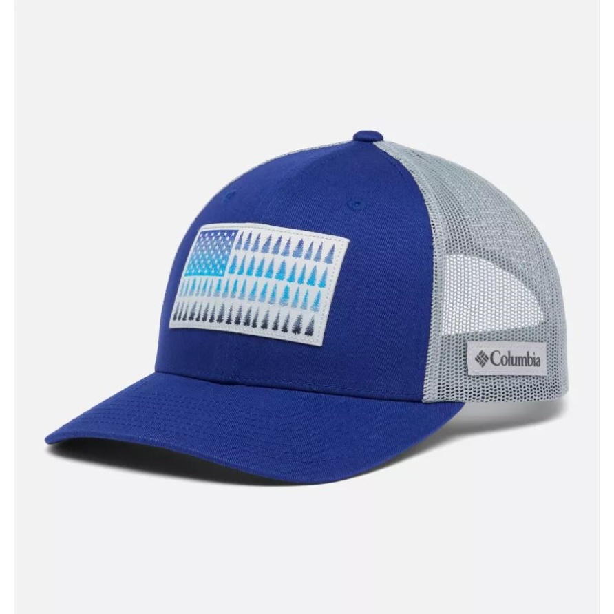 Columbia Tree Flag Mesh Snapback Mittlere Krone Dark Sapphire/cirrus Grey Columbia