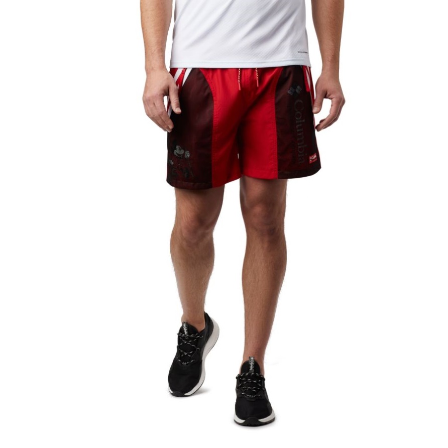 Columbia Unisex Disney Riptide Shorts Leuchtend Rot