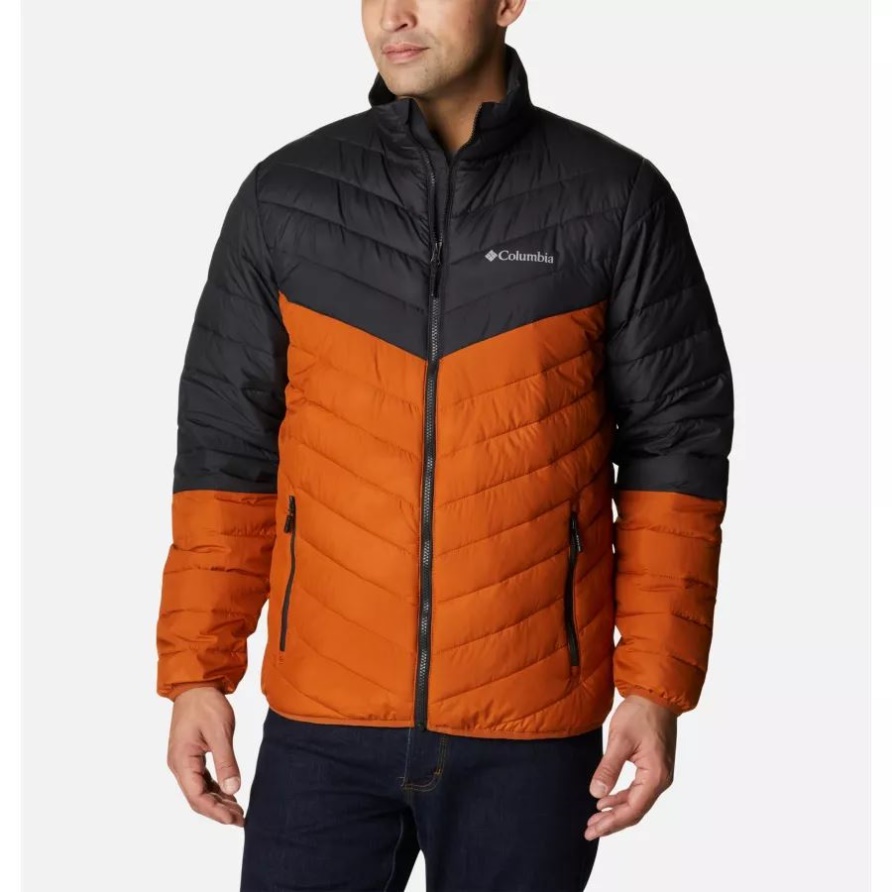 Columbia Warm Kupfer/schwarz Eddie Gorge Isolierte Jacke Für Herren