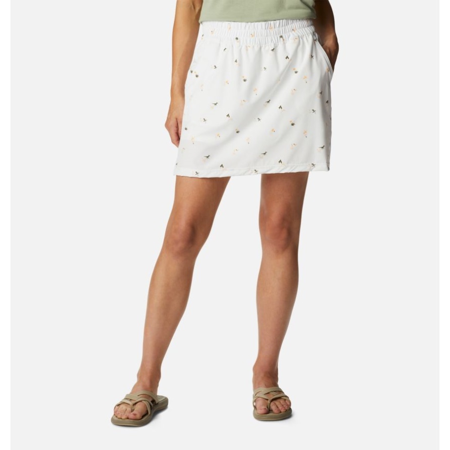 Columbia White/baja Blitz Alpiner Chill Zero Skort Für Damen