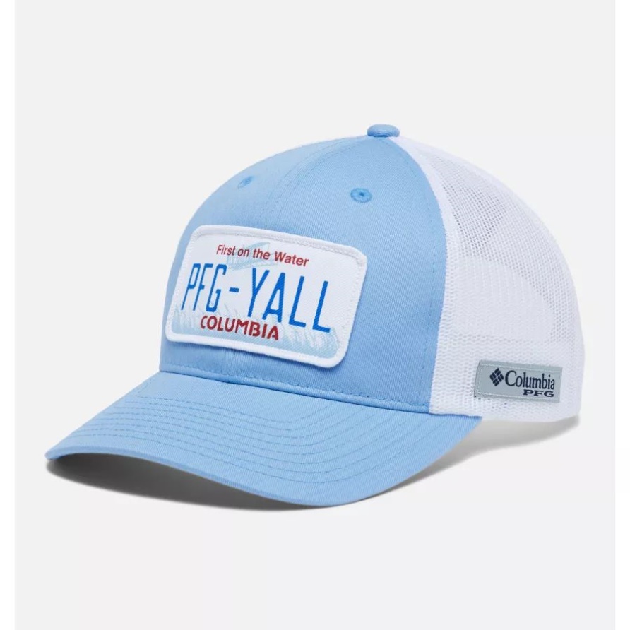 Columbia White Cap/North Carolina Nummernschild Pfg Trucker Patch Snapback