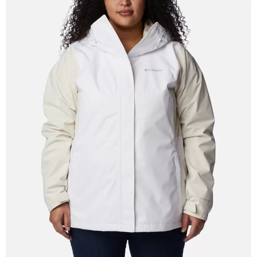 Columbia White/Chalk Wanderjacke Für Damen Plus