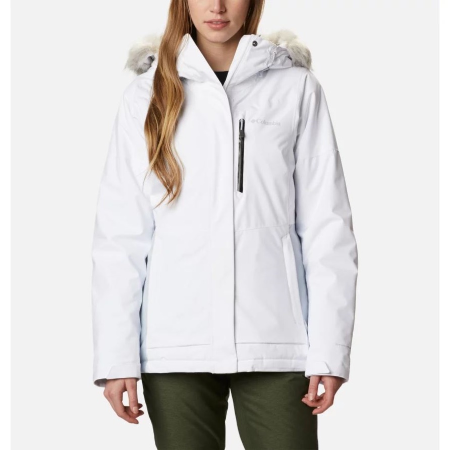 Columbia Weiß/zirrusgrau Ava Alpine Isolierte Jacke Für Damen