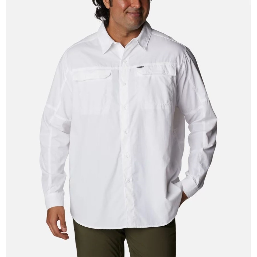 Columbia White Herren Silver Ridge 2.0 Langarmshirt Groß