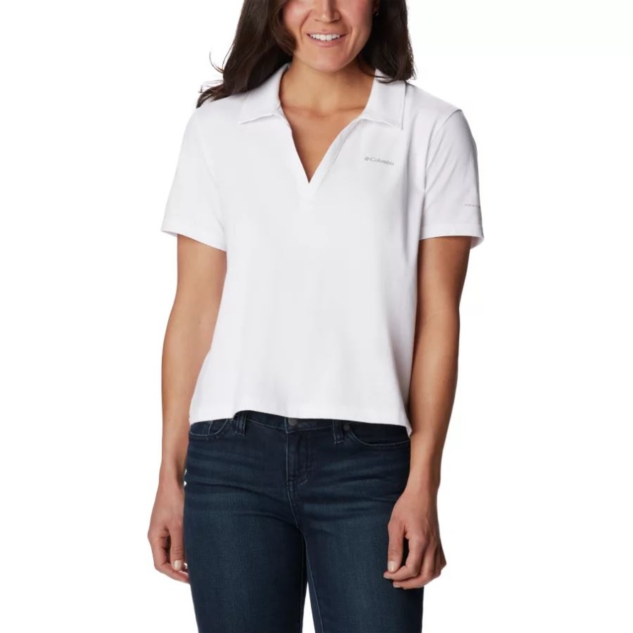 Columbia White Sun Trek Technisches Poloshirt Für Damen