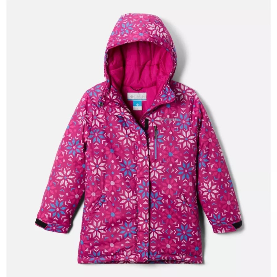 Columbia Wild Fuchsia Paperflakes Alpine Free Fallii Skijacke Für Mädchen