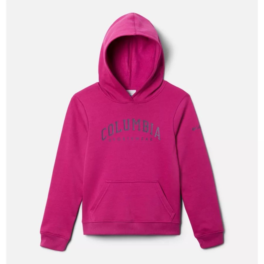 Columbia Wilder Fuchsiafarbener Jugend-Trek-Hoodie