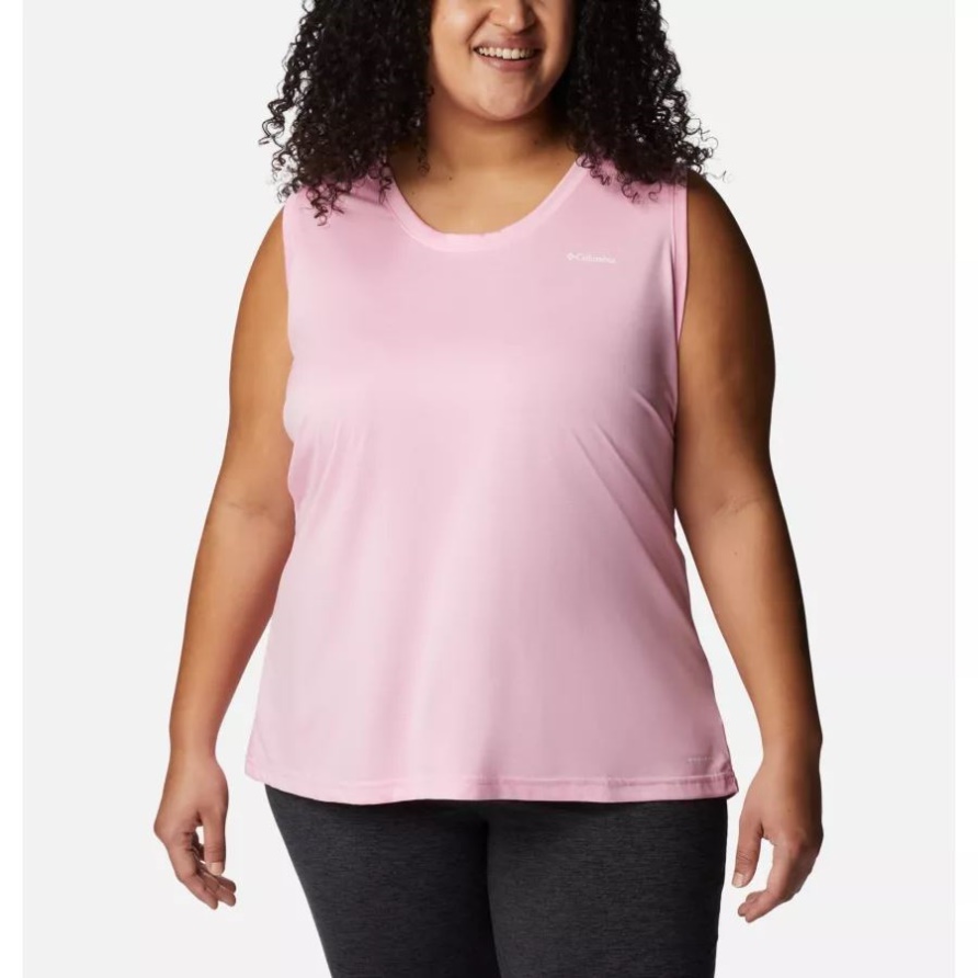 Columbia Wild Rose Heather Columbia Wander-Tanktop Für Damen In Übergröße