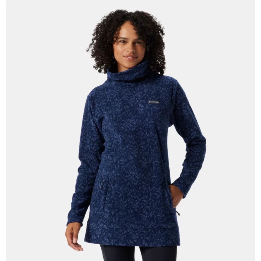 Columbia Ali Peak Fleece Tunika Für Damen Mit Nächtlichem Geländedruck