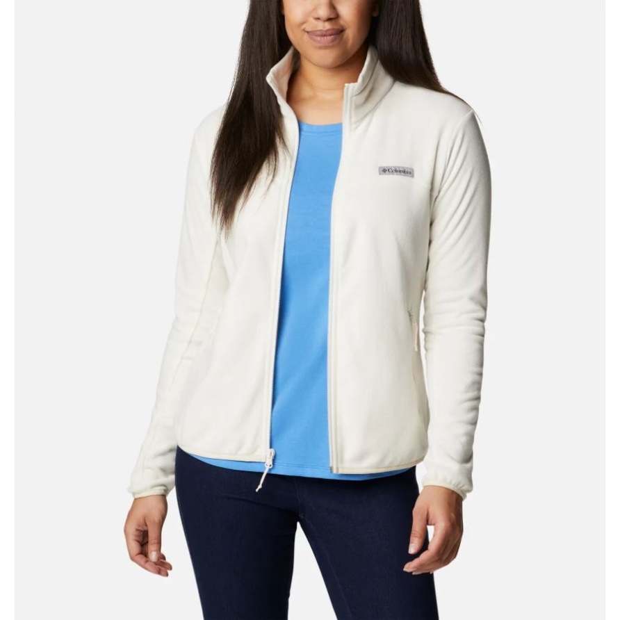 Columbia Ali Peak Fleece Mit Durchgehendem Reißverschluss Für Damen Kreide