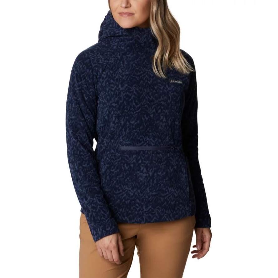Columbia Ali Peak Kapuzenfleece Für Damen Mit Nächtlichem Geländedruck
