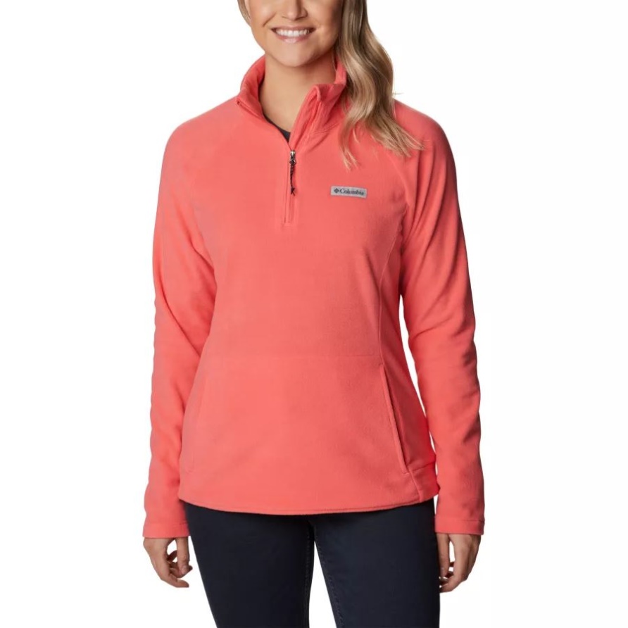 Columbia Ali Peak II Fleecepullover Mit Viertelreißverschluss Für Damen In Blush Pink