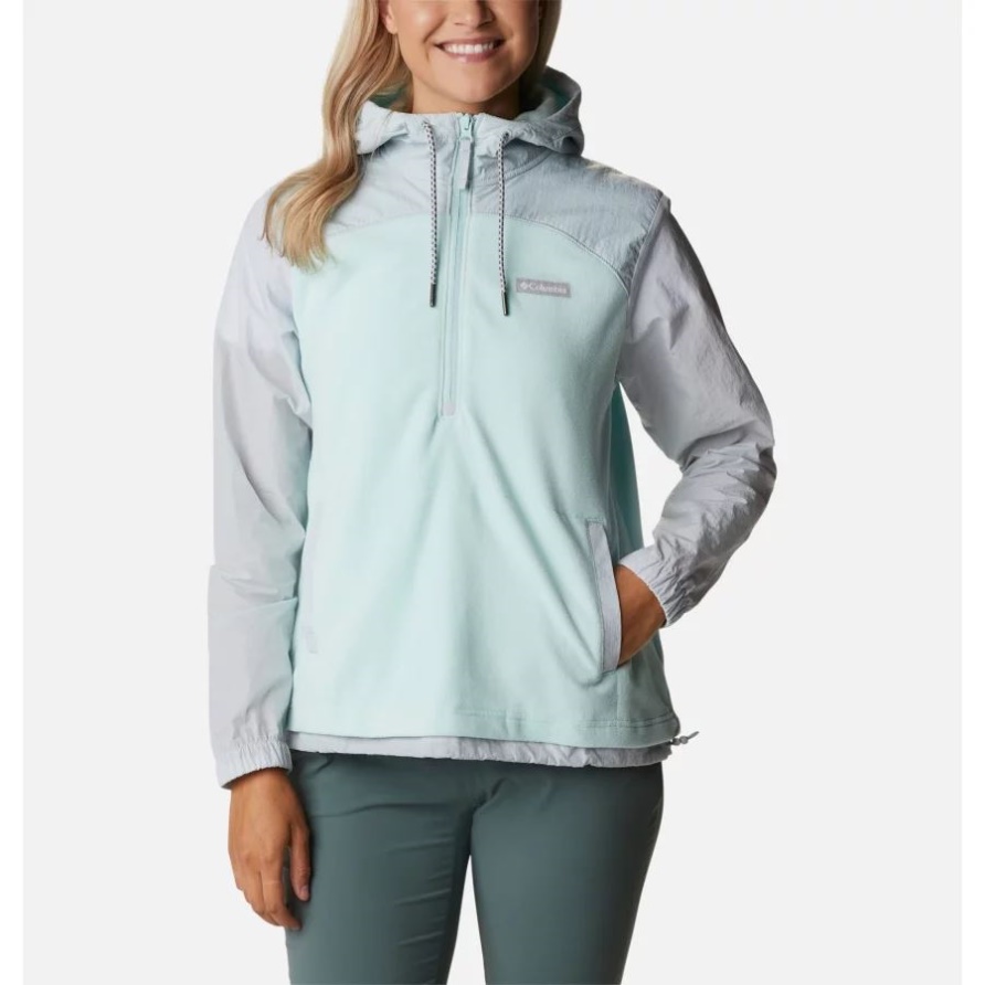 Columbia Ali Peak Overlay Kapuzenfleece Für Damen Icy Morn/cirrus Grau