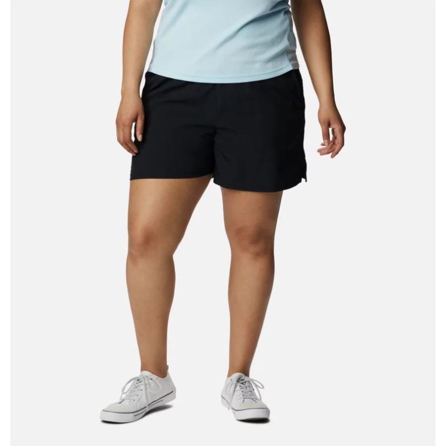 Columbia Alpine Chill Zero Damen Shorts Plus Größe Schwarz