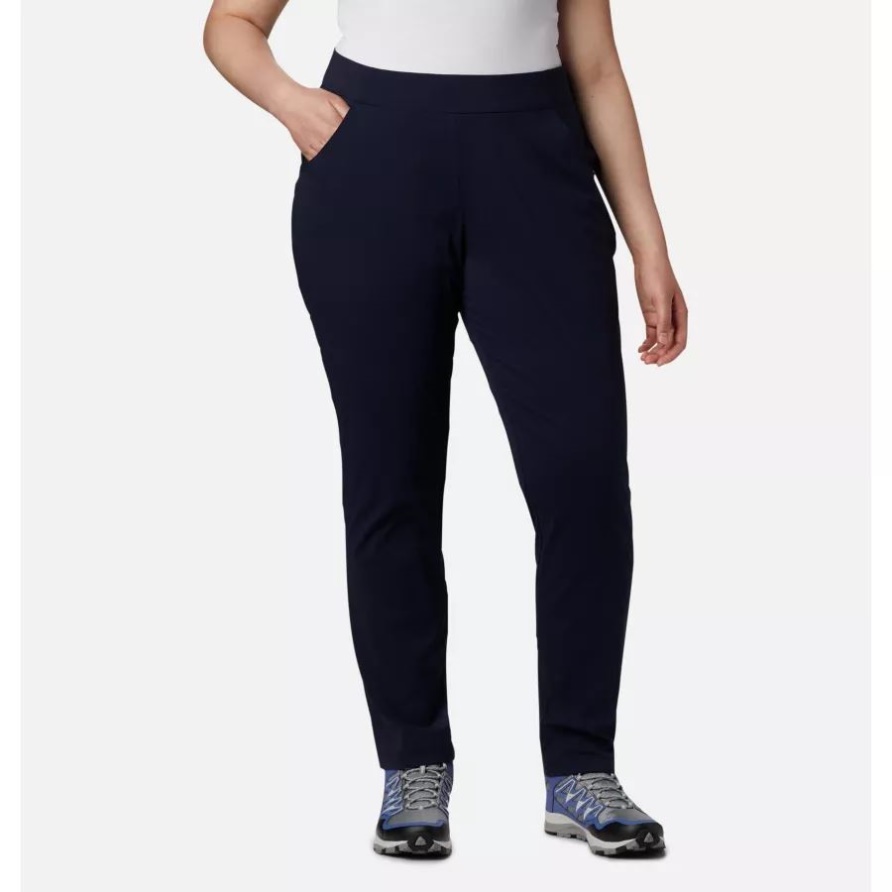 Columbia Jederzeit Lässige Pull-on-hose Für Damen Plus Größe Dunkel Nachtaktiv