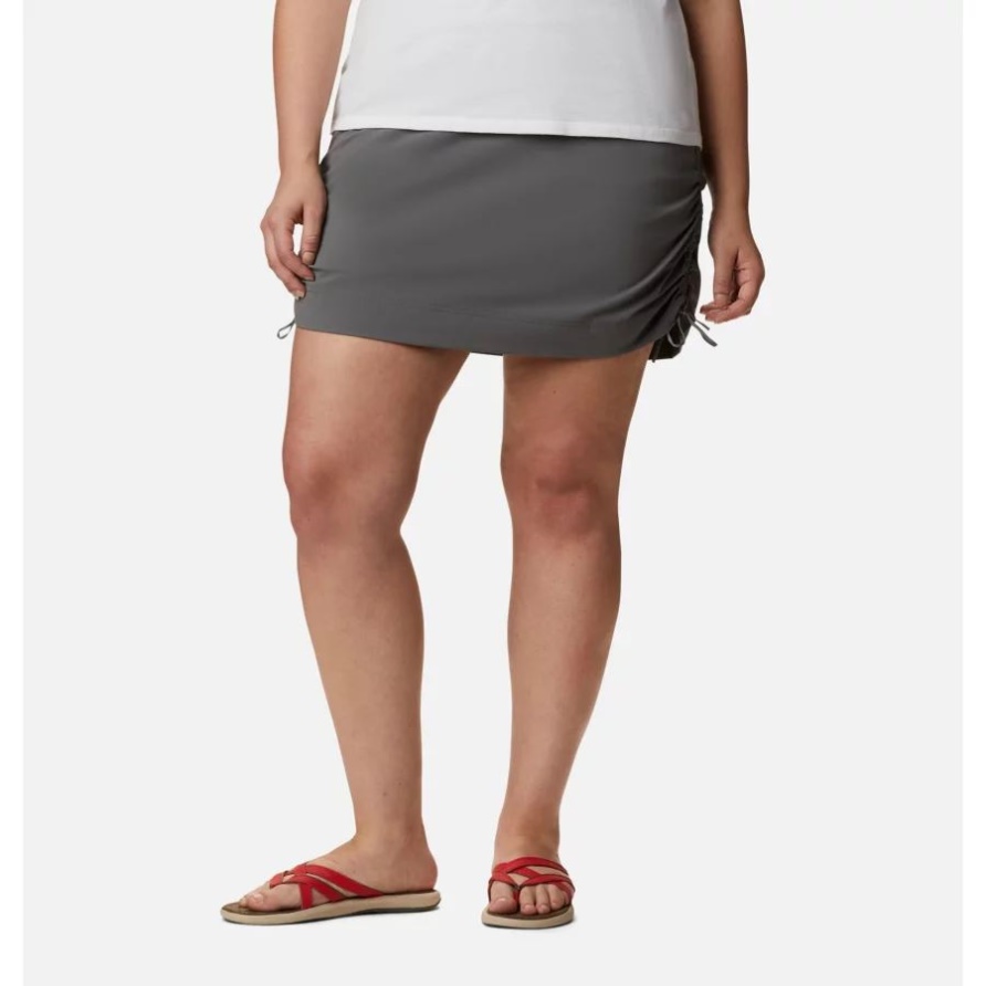 Columbia Damen Skort Anytime Casual Plus Size City Grey