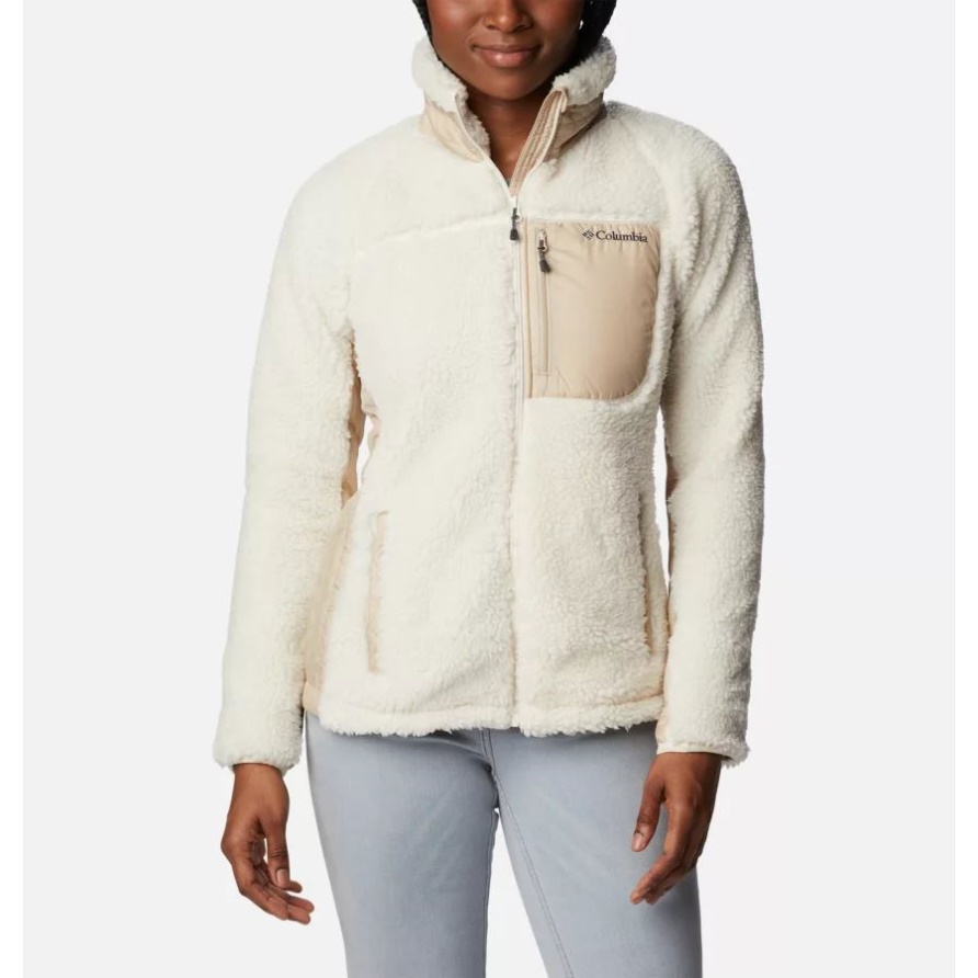 Columbia Archer Ridge Ii Sherpa Jacke Damen Kreide/altes Fossil