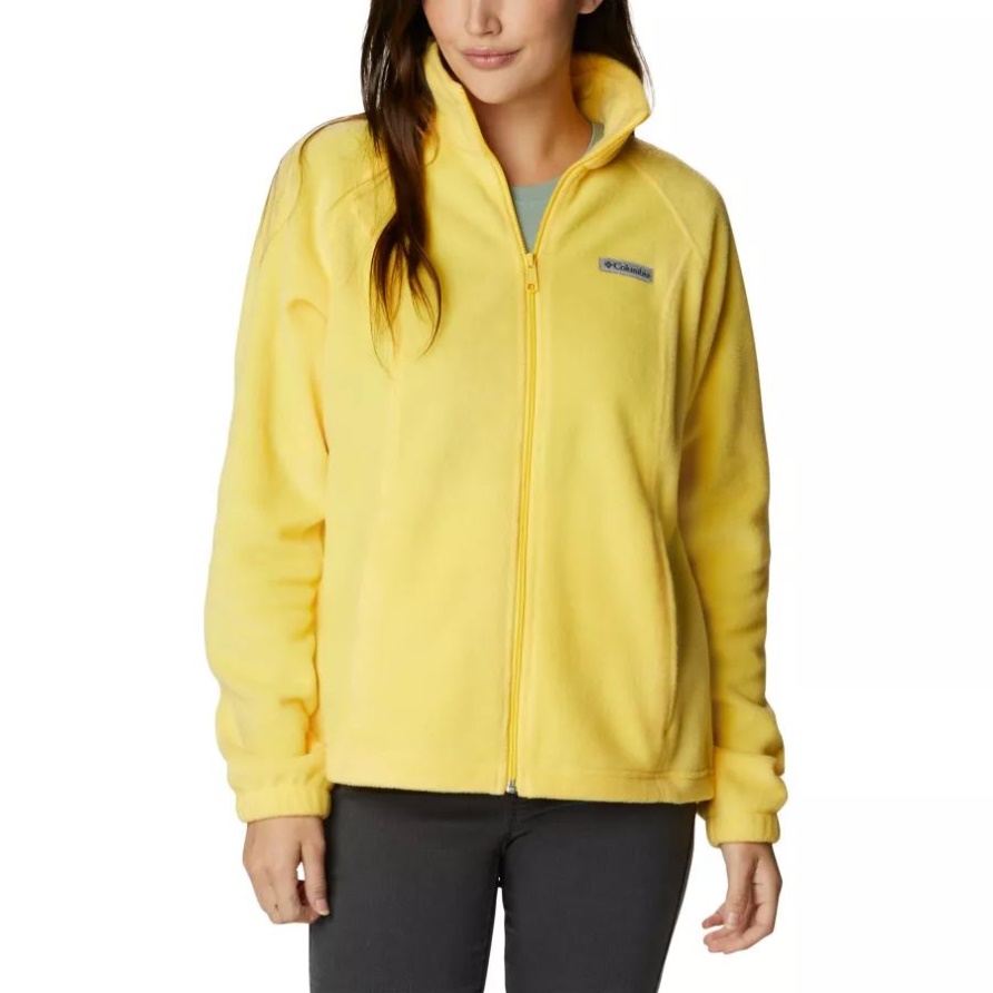 Columbia Benton Springs Fleecejacke Mit Durchgehendem Reißverschluss Sun Glow Für Damen
