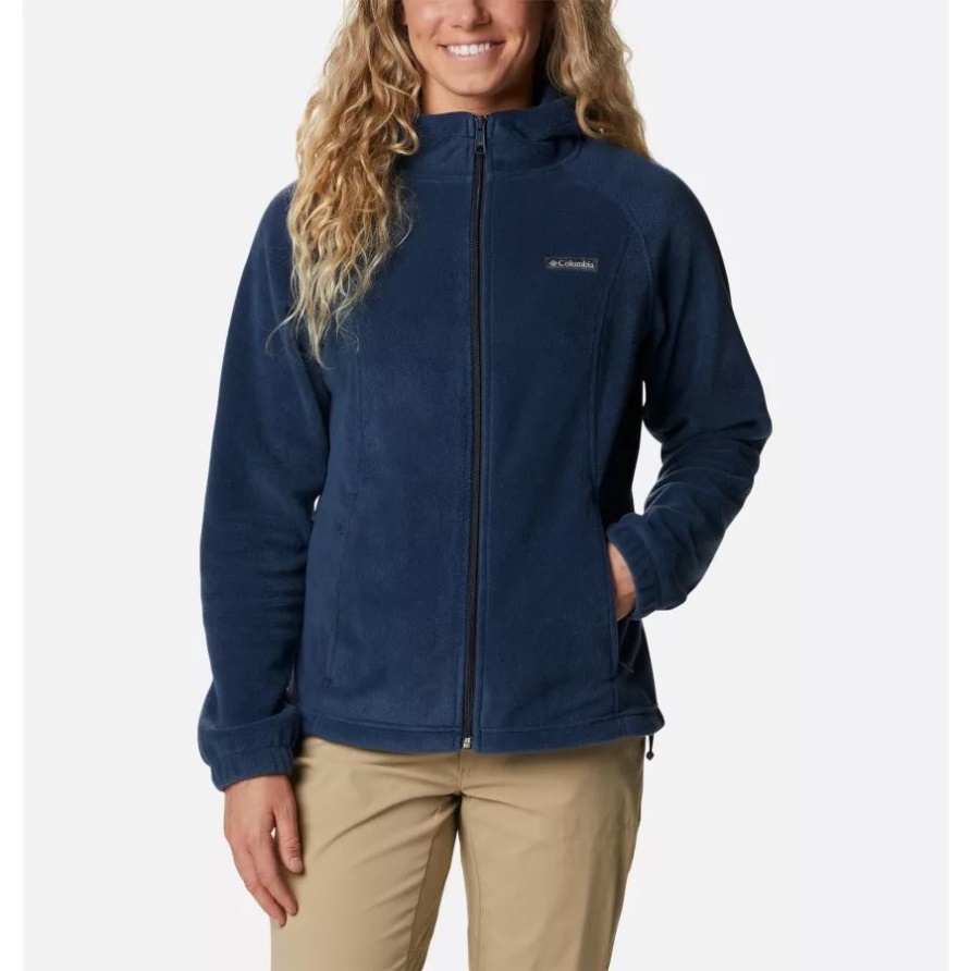 Columbia Benton Springs Hoodie Mit Durchgehendem Reißverschluss Für Damen Columbia Navy