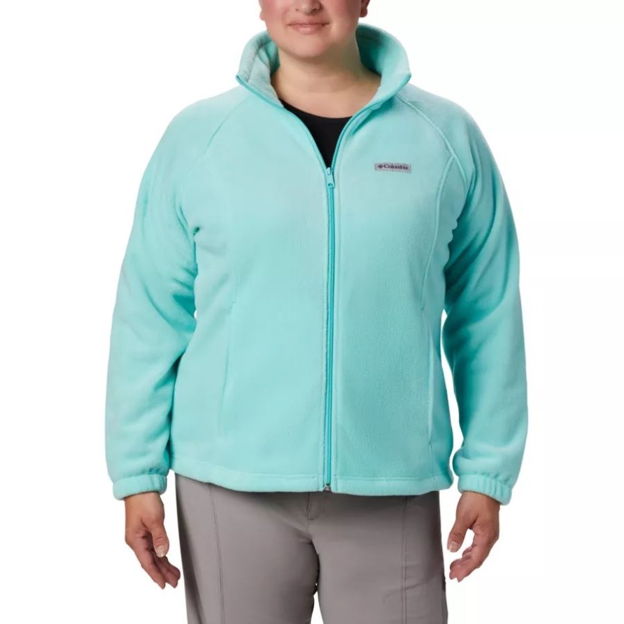 Columbia Benton Springs Full Zip Plus Size Aquarium Für Damen
