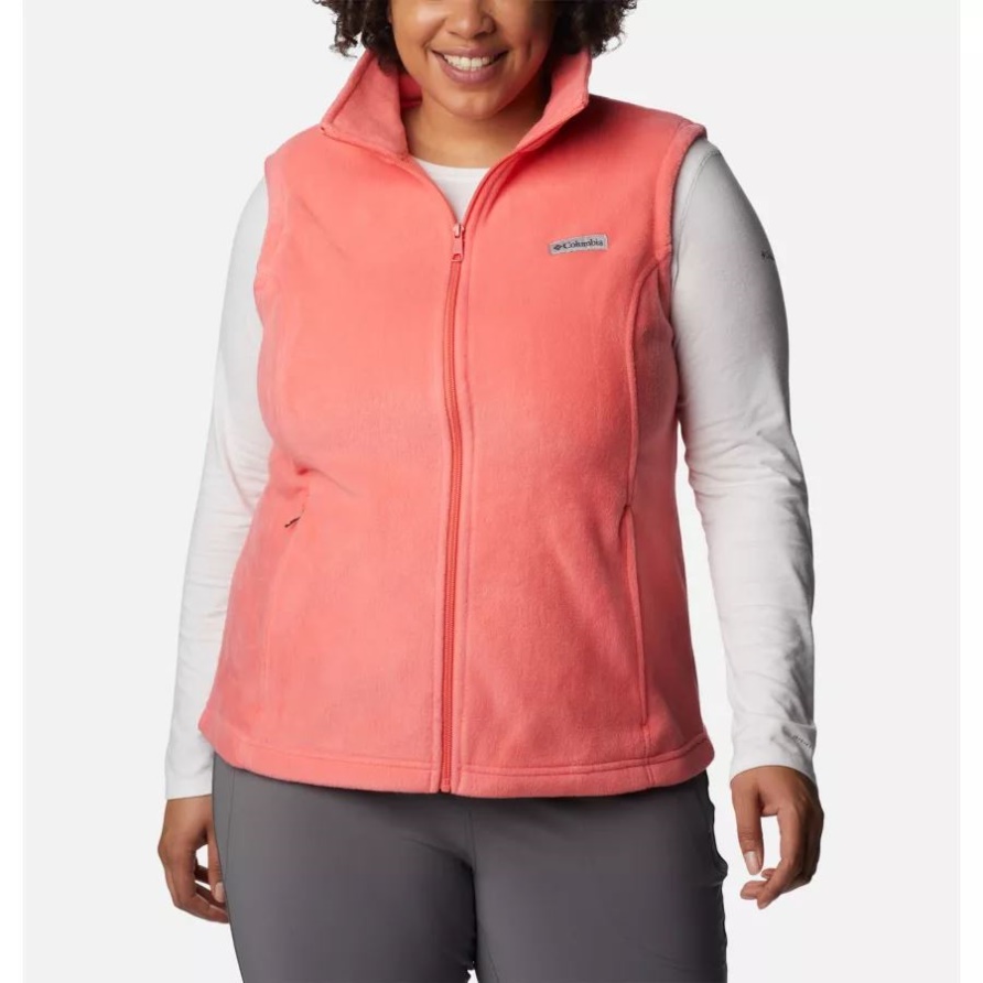 Columbia Benton Springs Weste Für Damen In Übergröße In Blush Pink